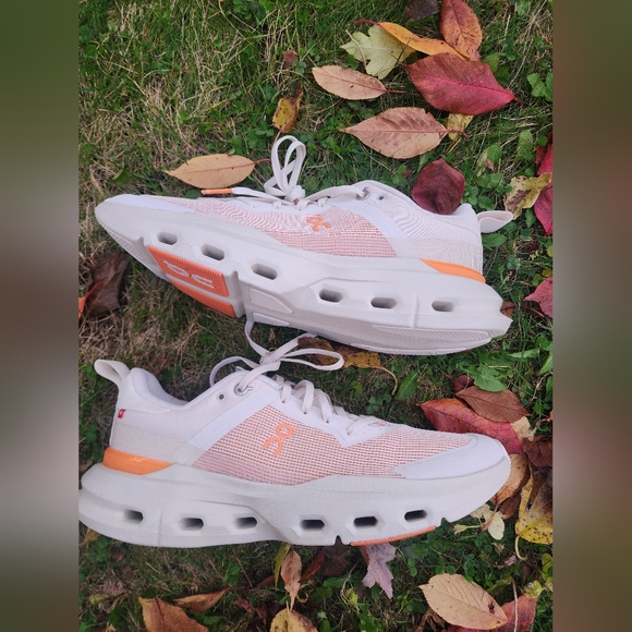 Size 9.5 - New Women's ON Cloudpulse Next Beige&Orange - Picture 5 of 13